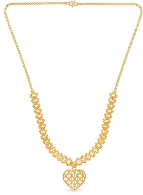 Collier en or 22 carats (916) et diamants de malabar, modèle nk1088173_y_16, or