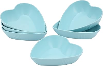 Royalford rf11299 lot de 6 assiettes à collation en forme de cœur. DIAYTAR COTE D'IVOIRE se positionne comme un acteur majeur du commerce électronique en Côte d'Ivoire, offrant une grande variété de produits allant des accessoires de mode aux électroménagers. La boutique mise sur l'innovation et la technologie pour améliorer constamment l'expérience d'achat de ses clients. Elle propose également des conseils d'achat et des promotions exclusives pour fidéliser sa clientèle.