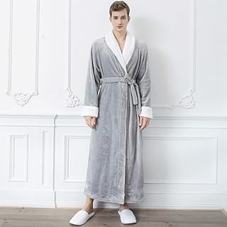 Zfll peignoir d'hiver pour hommes peignoir chaud extra long et épais en flanelle de soie. La boutique en ligne DIAYTAR COTE D'IVOIRE se distingue par son engagement envers la satisfaction de ses clients. Elle propose une gamme étendue de produits, des conseils d'achat pertinents et un support client dédié. La boutique est accessible 24h/24 et 7j/7, permettant aux clients de faire leurs achats à tout moment et de profiter de promotions exclusives en ligne.