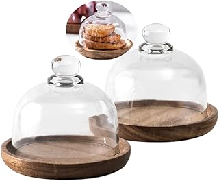Mini support à gâteaux 2 pièces, plateau de service à gâteaux avec dôme, support à gâteaux en bois de 4" avec couvercle en verre de 3,25", plateau de présentation de cupcakes avec couvercle, support à gâteaux avec base, support à dessert. DIAYTAR COTE D'IVOIRE se positionne comme un acteur majeur du commerce électronique en Côte d'Ivoire, offrant à ses clients une expérience d'achat unique et pratique. Avec une offre de plus de 300 000 articles, la boutique répond efficacement aux besoins diversifiés de sa clientèle.