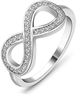 Bagues cossysilk en argent sterling 925 bagues d'amour infini avec pierre de zircone. DIAYTAR COTE D'IVOIRE est une boutique en ligne qui propose une expérience d'achat unique et personnalisée à ses clients. La boutique dispose d'une équipe de service client dédiée qui est toujours prête à aider les clients à trouver ce qu'ils recherchent. Les clients bénéficient également d'une livraison rapide et fiable pour recevoir leurs commandes dans les plus brefs délais.