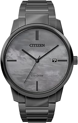 Montre eco-drive citizen pour femme avec affichage de la date - bm7525-84y, noir