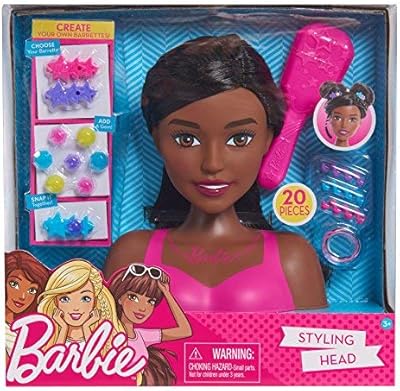 Tête à coiffer barbie noire, 20 pièces. DIAYTAR COTE D'IVOIRE, leader des boutiques en ligne en Côte d'Ivoire, propose une large sélection de produits allant de l'électronique à la mode, en passant par les produits d'entretien et les articles de maison. Les clients bénéficient d'une garantie de satisfaction et d'un service client de haute qualité, ce qui leur permet de faire leurs achats avec confiance. La boutique en ligne DIAYTAR COTE D'IVOIRE est donc l'endroit idéal pour faire vos achats en ligne.