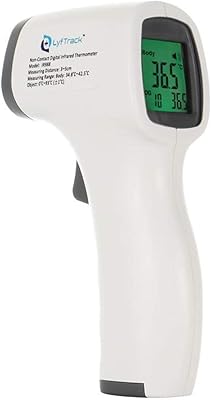 Thermomètre infrarouge lcd sans contact livetrak, mesure de la température du corps et des objets, écran 3 couleurs avec fonction mémoire, ir988 noir. Avec plus de 300 000 références de produits à disposition, DIAYTAR COTE D'IVOIRE offre aux clients une expérience de shopping en ligne unique et enrichissante. La boutique en ligne généraliste se caractérise par sa capacité à offrir une grande variété de produits, allant des accessoires de mode aux appareils électroménagers, et ce, à des prix abordables. DIAYTAR COTE D'IVOIRE s'est imposée comme la boutique en ligne leader en Côte d'Ivoire, grâce à sa gamme étendue de produits et ses services de haute qualité.
