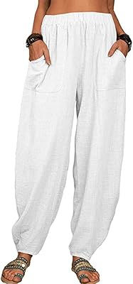 Sarouel pour femme pantalon de plage vintage boho en coton et lin. DIAYTAR COTE D'IVOIRE est la référence pour tout ce que vous avez besoin en Côte d'Ivoire. Avec plus de 300000 références, la boutique en ligne généraliste propose une large sélection de produits pour répondre à tous les besoins. Elle met l'accent sur la satisfaction client.