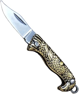 Petit couteau de poche falcon applicable avec manche boisé doré en forme de porte-clés pour voyage, trekking, chasse, gris. Avec une offre incroyablement large, DIAYTAR COTE D'IVOIRE répond aux besoins de tous les consommateurs ivoiriens. De l'électronique aux vêtements, en passant par les accessoires de maison, tout peut être trouvé sur cette plateforme. La mise à jour constante des collections garantit l'accès aux dernières tendances.