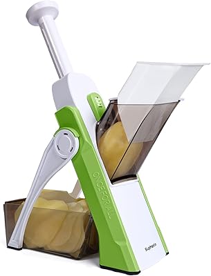 Trancheuse mandoline supmachin safe, trancheuse de pommes de terre et de légumes sur pied, julienne + outil à trancher, trancheuse à poisson pour préparer des fast-foods en cuisine - vert. DIAYTAR COTE D'IVOIRE est une boutique en ligne généraliste qui propose plus de 300000 références de produits divers. Elle est considérée comme l'une des boutiques en ligne les plus importantes de Côte d'Ivoire, offrant une large gamme de produits à ses clients. Avec une telle variété de choix, les clients peuvent trouver tout ce dont ils ont besoin en un seul endroit.