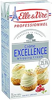 Crème fouettée elle & fairy 35,1%, saine et riche en nutriments riches, riche