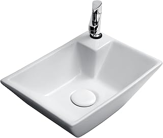 Lavabo - lavabo mural | lavabo | lavabo en céramique 37 x 26 x 13 cm. DIAYTAR COTE D'IVOIRE est une boutique en ligne généraliste qui propose une large gamme de produits pour les particuliers et les professionnels. Avec plus de 300 000 références, elle est la boutique la plus complète en Côte d'Ivoire, offrant des produits allant de l'électronique à la décoration en passant par les produits alimentaires.