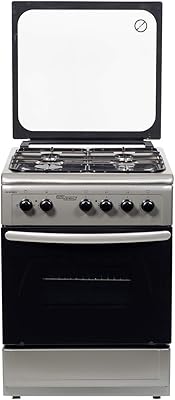 Cuisinière à gaz en acier inoxydable avec 4 brûleurs autonomes sécurité