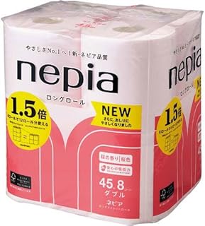 Oji nepia napier rouleau de papier toilette double 45 mètres rouleau de fleurs
