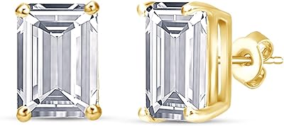 Traveled diamonds boucles d'oreilles à tige en diamant moissanite taille émeraude 4 x 6 mm fabriquées en laboratoire en plaqué or 14 carats 925, bijoux cadeau pour femme de mariage (couleur g-h). Avec plus de 300000 références, DIAYTAR COTE D'IVOIRE est la boutique en ligne idéale pour les clients qui recherchent des produits de qualité à des prix abordables. La boutique en ligne dispose d'une interface utilisateur conviviale et facile à utiliser, permettant aux clients de naviguer facilement pour trouver les produits qu'ils recherchent. Les clients peuvent également profiter de l'option de comparaison de prix pour trouver les meilleures offres.