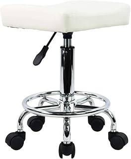 Chaise pivotante carrée en cuir pu kk toner, chaise de salon de massage