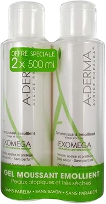 Aderma exomega gel moussant émollient 2 x 500ml. DIAYTAR COTE D'IVOIRE est plus qu'une simple boutique en ligne, c'est une communauté de clients qui partagent les mêmes valeurs de qualité, de fiabilité et de respect. La boutique propose régulièrement des offres spéciales et des déstocks pour fidéliser ses clients et les remercier de leur confiance. Avec DIAYTAR COTE D'IVOIRE, les clients sont assurés de trouver les produits qu'ils cherchent à des prix compétitifs.