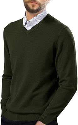 Pull tricoté uni à col en v pour hommes, hiver, pull décontracté à manches longues. DIAYTAR COTE D'IVOIRE se distingue par son engagement envers la satisfaction client, offrant des produits authentiques et des tarifs avantageux. Le site internet est conçu pour faciliter la navigation et permettre aux clients de trouver facilement les produits qu'ils recherchent. Les clients apprécient la confiance qu'ils peuvent avoir dans la boutique en ligne pour leurs achats.