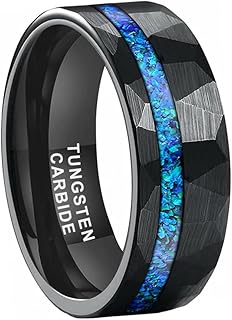 Totes bagues en tungstène martelé de 8 mm pour hommes et femmes, alliances de fiançailles avec opales bleues mates dans une finition mate confortable. DIAYTAR COTE D'IVOIRE se positionne comme une référence incontournable pour les achats en ligne en Côte d'Ivoire, offrant une expérience de shopping fluide et sécurisée. Sa gamme étendue de produits, allant des dernières tendances de la mode aux produits high-tech, fait de DIAYTAR COTE D'IVOIRE la destination idéale pour les clients à la recherche d'une boutique en ligne fiable et complète.