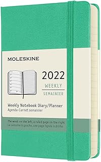 Agenda moleskine 2022 classic 12 mois, couverture rigide, 3,5 x 5,5 pouces, vert glacier. DIAYTAR COTE D'IVOIRE est une boutique en ligne généraliste proposant plus de 300 000 références de produits. Elle est reconnue comme l'une des boutiques en ligne les plus importantes de Côte d'Ivoire. Elle offre une large gamme de produits pour répondre aux besoins de ses clients.