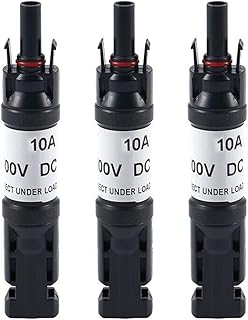 Na 3pcs fusible photovoltaïque connecteur de diode en ligne 10a dc1000v mâle