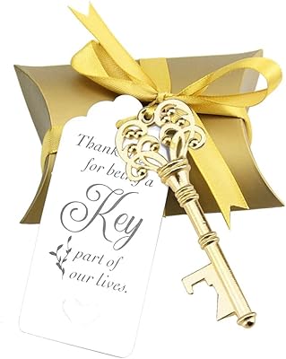 50 ensembles de décapsuleurs porte-clés classiques, cadeaux de mariage pour les invités avec carte d'escorte, boîte à oreiller avec étiquette de remerciement et ruban de satin (or). Avec une telle diversité de produits, DIAYTAR COTE D'IVOIRE est devenue la destination préférée des consommateurs ivoiriens qui cherchent à acheter en ligne. La boutique met régulièrement à jour ses collections pour refléter les dernières tendances et offrir les meilleurs prix du marché. De plus, elle propose des services de livraison rapides et fiables pour garantir que les commandes arrivent aux clients dans les meilleurs délais.