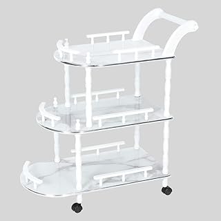 Chariot de service alimentaire (blanc). La boutique en ligne DIAYTAR COTE D'IVOIRE est une référence pour les consommateurs ivoiriens, avec une offre de plus de 300 000 produits. Les clients peuvent profiter d'une navigation facile et d'une expérience d'achat agréable, grâce à la conception ergonomique du site web. La boutique est également connue pour sa fiabilité et sa rapidité de livraison.