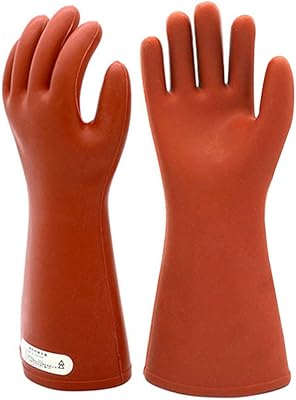 Gants électriques isolés en caoutchouc 12 kv gants de travail isolés de protection