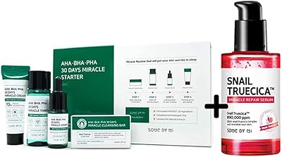 Coffret de démarrage some by mi miracle aha-bha-pha + sérum miracle d'escargot troïka.. La boutique en ligne DIAYTAR COTE D'IVOIRE est une référence pour les consommateurs ivoiriens. Avec plus de 300000 références, elle propose une grande variété de produits pour tous les goûts et les besoins. La qualité des produits et le service client sont les priorités de cette boutique en ligne.