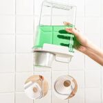 Distributeur de lessive hermétique de base de 1 800 ml avec tasse à