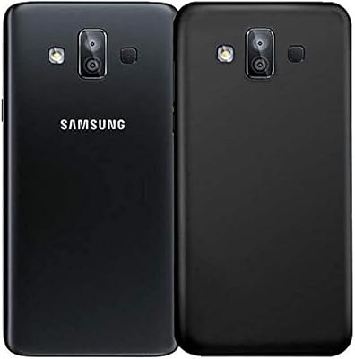 Coque arrière en silicone et tpu pour samsung galaxy j7 duo - noir