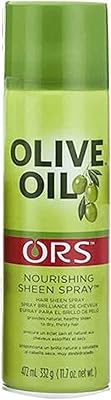 Spray nourrissant et brillant à l'huile d'olive ors, 11 oz