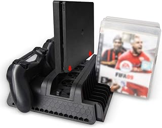 Station de charge multifonctionnelle avec support de refroidissement vertical et 12 disques de stockage pour playstation 4, playstation 4 slim et playstation 4 pro. Avec plus de 300 000 produits à disposition, DIAYTAR COTE D'IVOIRE est la destination idéale pour les consommateurs qui cherchent à découvrir de nouvelles marques et de nouveaux produits. La boutique en ligne est constamment mise à jour avec les dernières tendances et les produits les plus récents. Cela permet aux clients de rester à la pointe de la mode et de la technologie.
