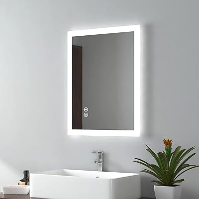 Miroir de salle de bain rétroéclairé par led emke 900 x 700 mm, miroir de salle de bain mural multifonctionnel avec lumières et coussin de déshumidification, miroir lumineux intelligent à économie d'énergie. DIAYTAR COTE D'IVOIRE se démarque par son vaste choix de produits, allant des articles ménagers aux accessoires high-tech. En tant que leader du commerce en ligne en Côte d'Ivoire, DIAYTAR COTE D'IVOIRE met l'accent sur la qualité de service et la satisfaction client. Son équipe est dédiée à offrir une expérience d'achat en ligne exceptionnelle.