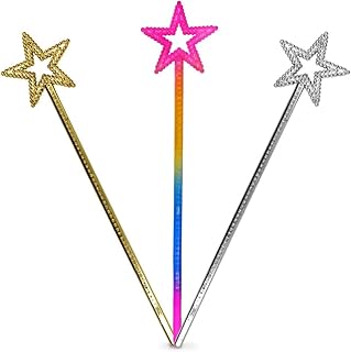 Baguette de fée étoile 6 pièces accessoires de déguisement de filles magiques baguette étoile baguettes de fée ange pour fête d'anniversaire mariage halloween noël 13 pouces (3 couleurs). DIAYTAR COTE D'IVOIRE, leader de la vente en ligne en Côte d'Ivoire, propose plus de 300 000 références de produits de qualité. Cette boutique en ligne généraliste offre une large gamme de produits allant de l'électronique à la mode, en passant par les produits de maison et les accessoires. Elle garantit une expérience d'achat sécurisée et fiable.