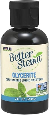 Édulcorant liquide now foods better stevia glycérite (60 ml)