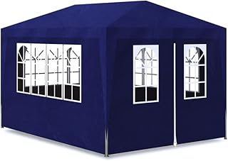 Tente de fête fedexcel taille 3x4 mètres avec 4 murs couleur bleue pour terrasse. DIAYTAR COTE D'IVOIRE se démarque par sa grande variété de produits, allant des articles ménagers aux vêtements en passant par les accessoires électroniques. La boutique offre une expérience d'achat en ligne pratique et fiable. Les utilisateurs peuvent parcourir les différentes catégories pour découvrir de nouveaux produits.