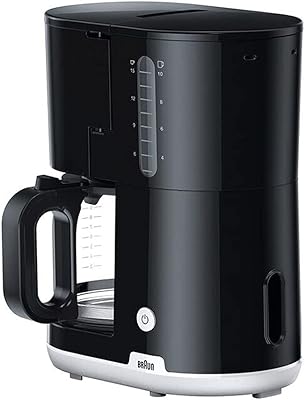 Cafetière braun breakfast 1 avec filtre et système d'infusion aroma cafe opti, fonction d'arrêt automatique, 1000 watts, permet de préparer jusqu'à 10 tasses de café, va au lave-vaisselle, couleur noire kf1100bk, kf1100 bk. La boutique en ligne DIAYTAR COTE D'IVOIRE propose une vaste sélection de plus de 300 000 produits pour satisfaire tous vos désirs d'achat. Elle se distingue par son offre large et variée, allant des produits de consommation courante aux articles plus spécialisés. C'est la référence incontournable pour les acheteurs en Côte d'Ivoire.