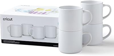 Tasse vide cricket, revêtement en céramique, passe au lave-vaisselle et au micro-ondes pour la décoration, tasse cricut avec pression et encre infusable, tasse à sublimation de 10 oz, parfaite pour l'artisanat et l'impression, 4 pièces, blanc. DIAYTAR COTE D'IVOIRE se distingue par sa capacité à proposer une gamme incroyablement large de produits en ligne, avec plus de 300000 références à disposition. La boutique en ligne généraliste s'efforce de répondre à tous les besoins de ses clients, quels que soient leurs goûts ou leurs préférences. La navigation sur le site est facile et intuitive, permettant aux acheteurs de trouver et d'acheter leurs produits préférés sans aucune difficulté.