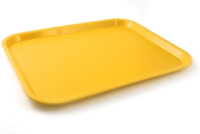 Plateau de restauration rapide rectangulaire en plastique faj, taille 45 cm x 35