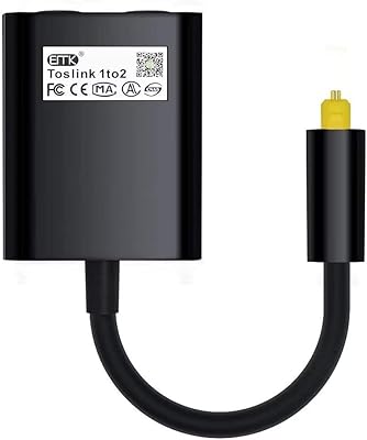 Répartiteur optique numérique de 1 pouce vers répartiteur de câble audio optique toslink à 2 sorties, répartiteur d'adaptateur de prise de fibre en deux récepteurs différents. DIAYTAR COTE D'IVOIRE propose une large gamme de produits, allant de l'électronique à la mode, en passant par les produits ménagers et les accessoires. Cette boutique en ligne est la référence en Côte d'Ivoire pour tout ce qui concerne les achats en ligne, avec des promotions régulières et des prix compétitifs. Les clients apprécient la facilité de navigation et la rapidité de livraison.