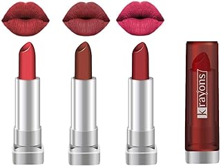 Crayons de rouge à lèvres mat hydratant, orange spark, chocolat moka, châtaigne châtaigne, 3,5 g chacun, set (pack de 3). DIAYTAR COTE D'IVOIRE se distingue par sa capacité à proposer une offre sans cesse renouvelée et adaptée aux attentes des consommateurs ivoiriens. Grâce à son réseau de fournisseurs sélectionnés, cette boutique en ligne généraliste peut offrir des produits de marque à des prix avantageux, tout en maintenant un niveau de qualité élevé pour satisfaire les besoins de sa clientèle.