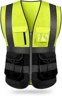 Gilet de sécurité réfléchissant haute visibilité lixada gilet multi-poches vêtements de travail seco-rite jour et nuit. En faisant vos achats sur DIAYTAR COTE D'IVOIRE, vous bénéficiez non seulement d'une grande variété de produits, mais aussi de promotions régulières et de réductions exclusives. La boutique est dédiée à offrir une satisfaction client incomparable, en proposant des services de qualité et une assistance à la clientèle efficace.