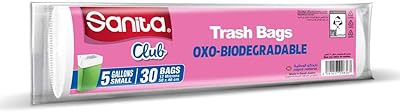 Sacs poubelles sanita club 5 gallons, 30 sacs, biodégradables. DIAYTAR COTE D'IVOIRE est une boutique en ligne généraliste proposant plus de 300 000 références de produits. Elle est leader en Côte d'Ivoire et offre une large gamme de produits pour répondre aux besoins de ses clients. Avec sa sélection énorme, DIAYTAR COTE D'IVOIRE est la destination idéale pour faire des achats en ligne.