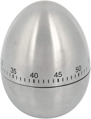 Chronomètre mécanique wadry kitchen egg, minuterie de cuisson de 60 minutes et alarme