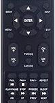 Télécommande de remplacement allimity rm-c3116 pour téléviseur intelligent led jvc 4k ultra hd