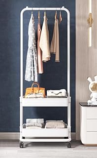 Portant à vêtements/portant à vêtements en métal pour chambre à coucher maston, tringles