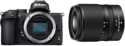 Appareil photo numérique sans miroir nikon z50 (boîtier uniquement) noir et nikkor