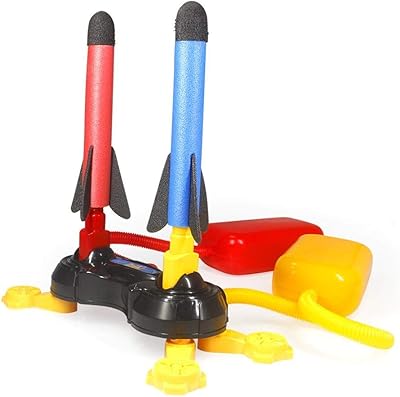 Ensemble de jeu 2 en 1 super stump et feather rocket, lance-roquettes