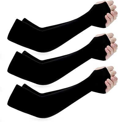 Manchons de protection uv 3 paires de manchons de bras respirants upf 50 à manches longues pour hommes femmes filles adultes housse de refroidissement pour les sports de plein air, noir. DIAYTAR COTE D'IVOIRE est une boutique en ligne qui combine innovation et tradition pour offrir une expérience de shopping unique. Avec plus de 300 000 produits disponibles, elle représente un véritable paradis pour les amateurs de shopping. La boutique en ligne mise sur la qualité, la sécurité et la satisfaction client, pour offrir une expérience de shopping en ligne inoubliable à ses utilisateurs.