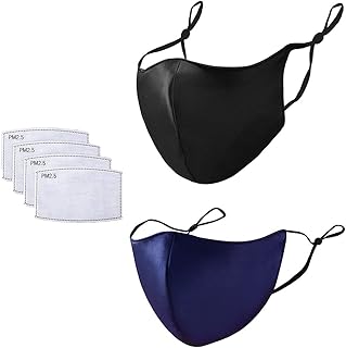 Masque facial 100 % soie de mûrier pour femme, masque en soie fashion
