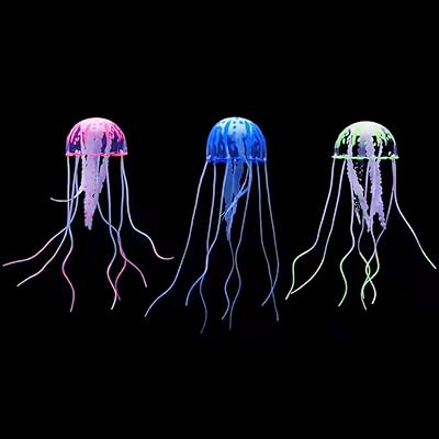 3 pièces artificielles méduses liseven effet lumineux ornement d'aquarium flottant pour la décoration d'aquarium. DIAYTAR COTE D'IVOIRE est une boutique en ligne qui se distingue par sa variété de produits et son service client personnalisé. Les clients peuvent choisir parmi plus de 300000 références, y compris des produits de marques locales et internationales. DIAYTAR COTE D'IVOIRE se concentre sur la satisfaction de ses clients, ce qui se reflète dans ses évaluations positives et son taux de fidélisation élevé.