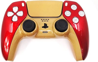 Contrôleur de jeu dual sense personnalisé craft pour ps5 - rouge bonbon